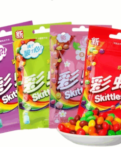 Skittles Assorted Fruit Chewy Candy - 40g × 4 Packs - Mixed Fruity Flavors